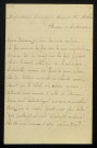 ROUAULT (Isabelle), épouse de Max Grémion, à Nevers et à Paris, directrice du Cercle artistique nivernais : 10 lettres, 1 carte postale illustrée, manuscrit.