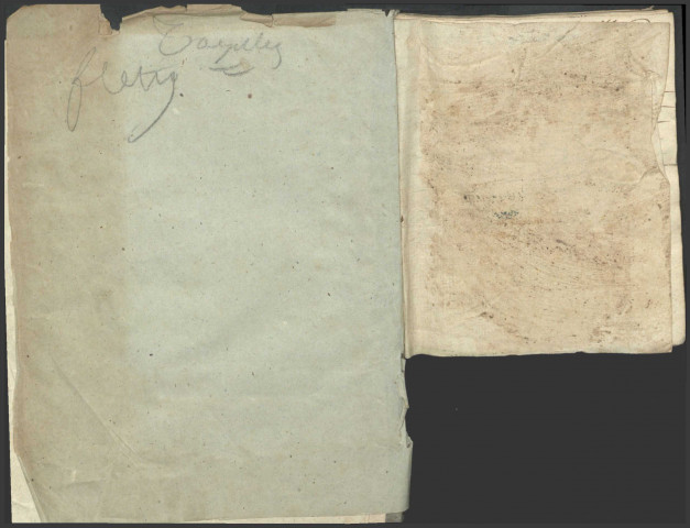 Fléty : registres paroissiaux.