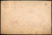 Saint-Martin-du-Puy, cadastre ancien : plan parcellaire de la section D dite de Plainefas, feuille 5