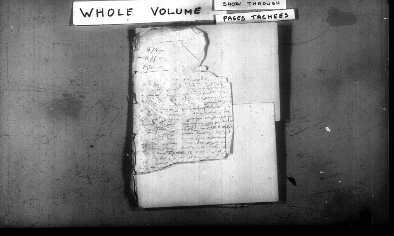 Châtin : registres paroissiaux de la collection communale.