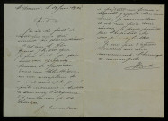 POINTU (L.), à Saint-Amand-en-Puisaye (Nièvre) : 2 lettres.