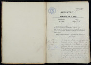 Azy-le-Vif : actes d'état civil.