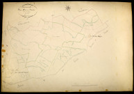 Montsauche-les-Settons, cadastre ancien : plan parcellaire de la section B dite de Natalou, feuille 6