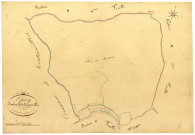 Epiry, cadastre ancien : plan parcellaire de la section B dite de la Grenouillère, feuille 3