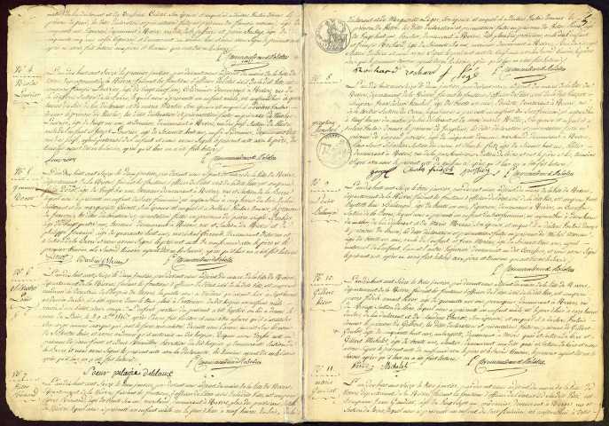 Nevers : actes d'état civil.