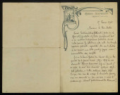 MONMARCHÉ (Marcel), à Arpajon (Essonne) : 1 lettre.