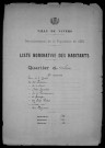 Nevers, Quartier de Loire, 4e section : recensement de 1921