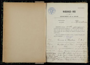 Menestreau : actes d'état civil.