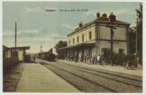 PREMERY - Vue de la Gare, sur la voie