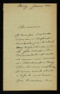 MOUTON (Honoré), à Vannes (1864-1914), fils d'Alexis Mouton : 11 lettres.