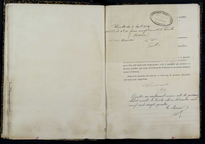 La Maison-Dieu : actes d'état civil.