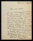 MEUNIER (Paul), avocat à Nevers, critique à Paris-Centre (1845-1920) : 28 lettres.