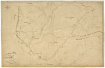 Luzy, cadastre ancien : plan parcellaire de la section E dite de la Chaise et des Baudins, feuille 10