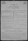 Ougny : recensement de 1906