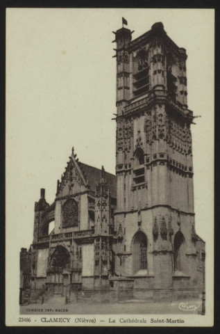 CLAMECY - (Nièvre) – La cathédrale Saint-Martin