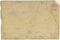 Lurcy-le-Bourg, cadastre ancien : plan parcellaire de la section D dite du Bourg, feuille 2