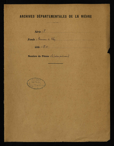 Terrier de la châtellenie de Vitry, dressé par Charles de Mello, chevalier, seigneur de Saint-Bris et de Vitry, et Isabeau de Montagu, sa femme, par Henriet Salin, notaire royal à Bourbon-Lancy.