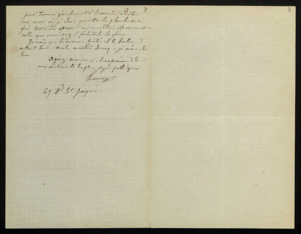 LANCON (Auguste André), peintre (1836-1887) : 9 lettres.