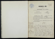 Alluy : actes d'état civil.