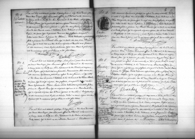 Tracy-sur-Loire : actes d'état civil.