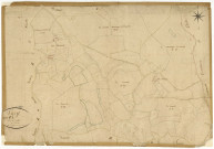 Luzy, cadastre ancien : plan parcellaire de la section E dite de la Chaise et des Baudins, feuille 7