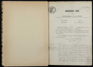 Dornes : actes d'état civil.