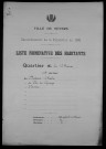 Nevers, Quartier de la Barre, 13e section : recensement de 1936