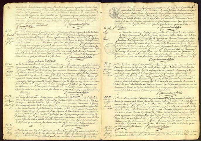 Nevers : actes d'état civil.