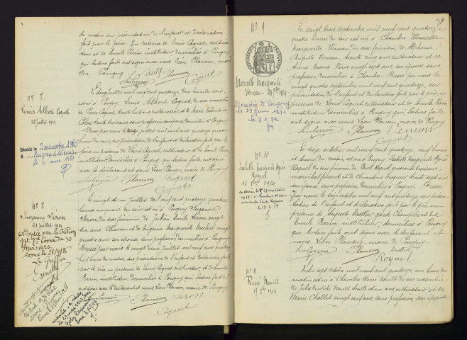 Pougny : actes d'état civil.