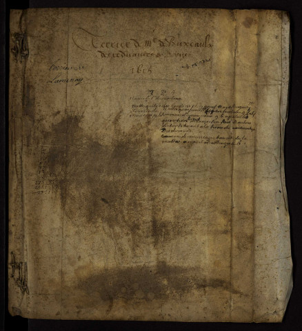 Fief de Lamenay : terrier.