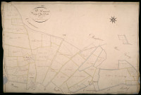 Saint-Amand-en-Puisaye, cadastre ancien : plan parcellaire de la section C dite des Rats, feuille 2