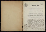 Saint-Franchy : actes d'état civil.