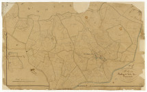 Mhère, cadastre ancien : plan parcellaire de la section G dite de Daumont