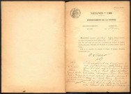 Saint-Vérain : actes d'état civil.