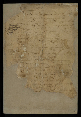 Terre de Lichy à Bona : terrier établi par le notaire Jean Loget.