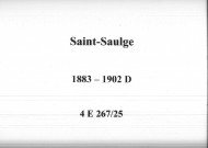 Saint-Saulge : actes d'état civil (décès).