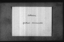 Brèves : registres paroissiaux de la collection communale.