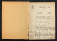 Luzy : actes d'état civil.