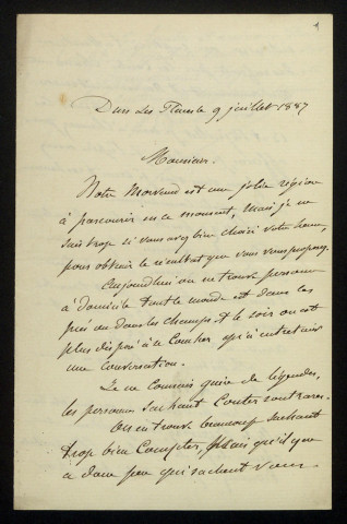 ROUMIER (Georges), notaire à Dun-les-Places (Nièvre) : 1 lettre.