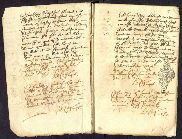 Tracy-sur-Loire : registres paroissiaux.