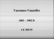 Varennes-lès-Nevers : actes d'état civil (décès).