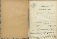 Vandenesse : actes d'état civil.