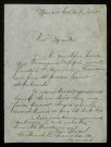 PLARD René, poète à Nevers : 1 lettre, manuscrit.