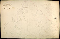 Montreuillon, cadastre ancien : plan parcellaire de la section G dite de Marigny, feuille 1