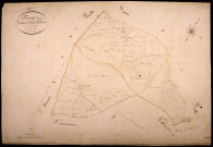 Toury-sur-Jour, cadastre ancien : plan parcellaire de la section B dite de la Loure, feuille 2