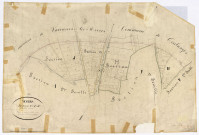 Nevers, cadastre ancien : plan parcellaire des sections G, J et H