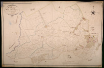 Saint-Honoré-les-Bains, cadastre ancien : plan parcellaire de la section A dite du Bourg, feuille 2