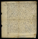 Biens et droits. - Foncier au territoire de Veninges en la paroisse de Varennes (commune de Varennes-Vauzelles), vente par Desprez marchand de Nevers à Guytot boucher : copie du contrat de vente du 9 mai 1601.