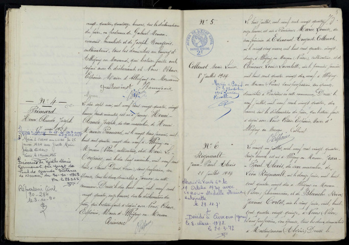 Alligny-en-Morvan : actes d'état civil.