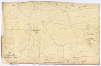 Chantenay-Saint-Imbert, cadastre ancien : plan parcellaire de la section E dite de Saint -Imbert, feuille 1